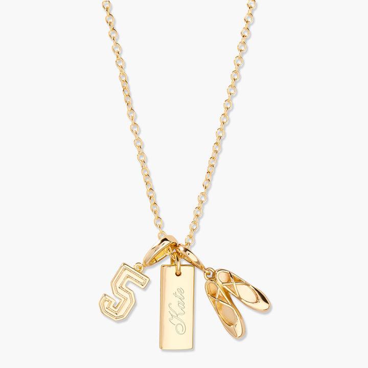 Effie Sports Name Necklace