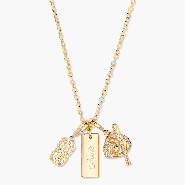 Effie Sports Name Necklace