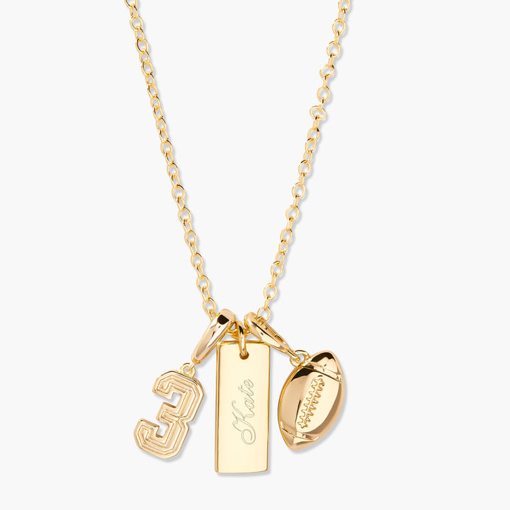 Effie Sports Name Necklace