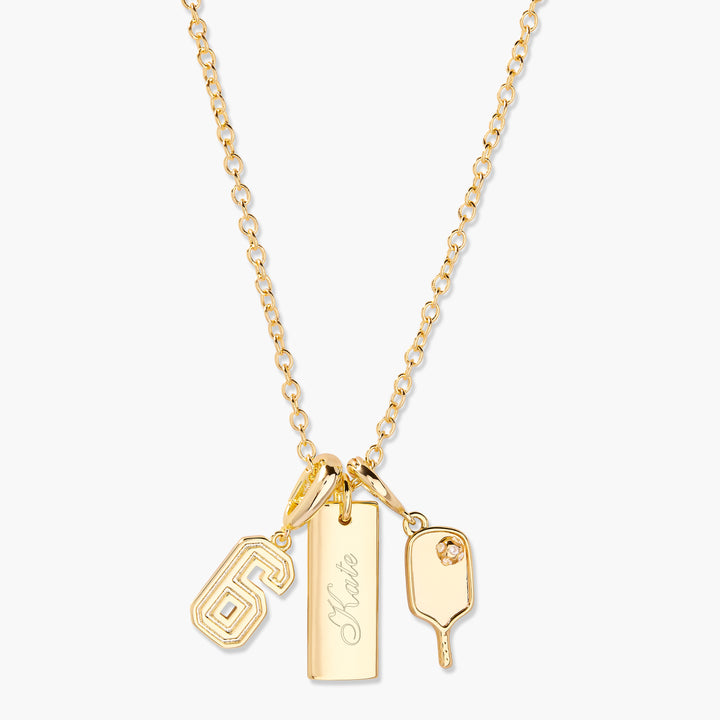 Effie Sports Name Necklace