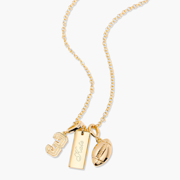 Effie Sports Name Necklace