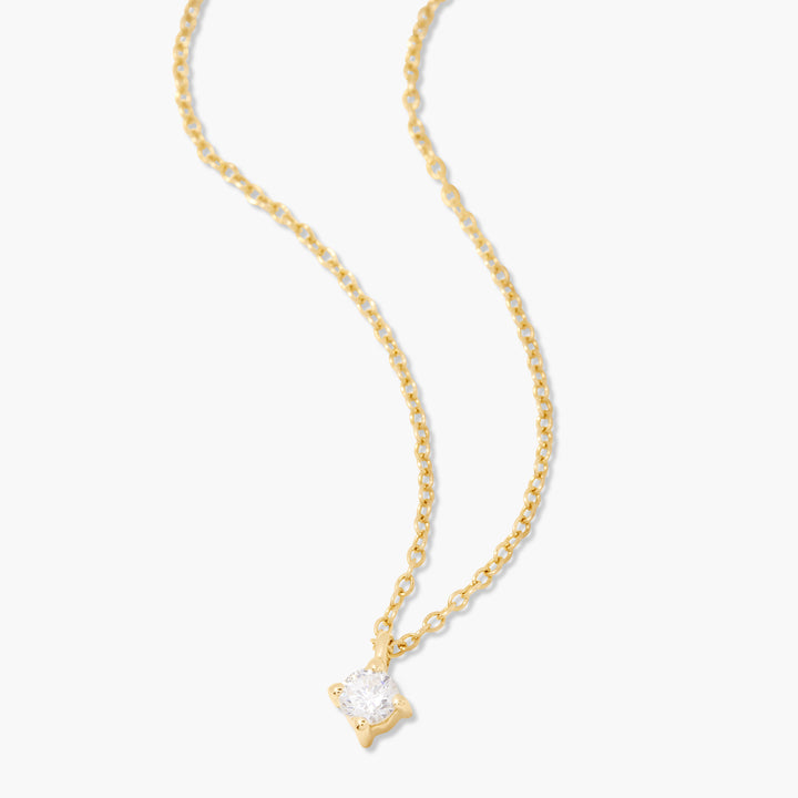 Audrey 14K Gold Diamond Necklace