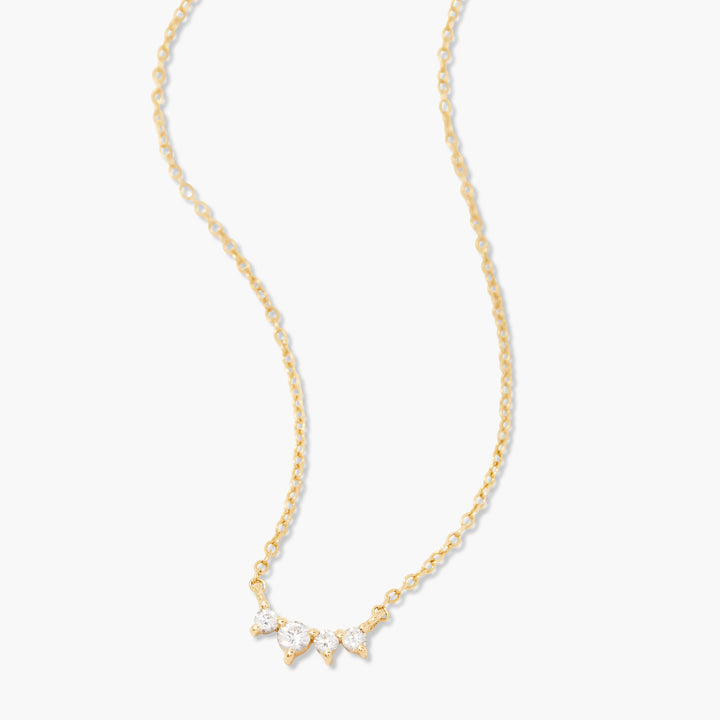 Ellie 14K Gold Diamond Necklace