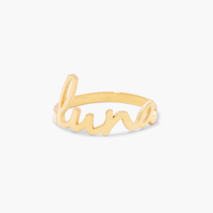 Nella Nameplate Ring