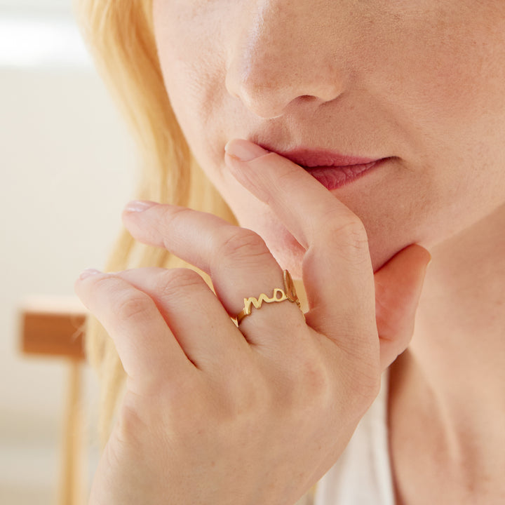 Nella Nameplate Ring
