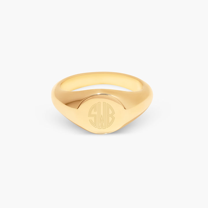 Claire Petite Signet Ring