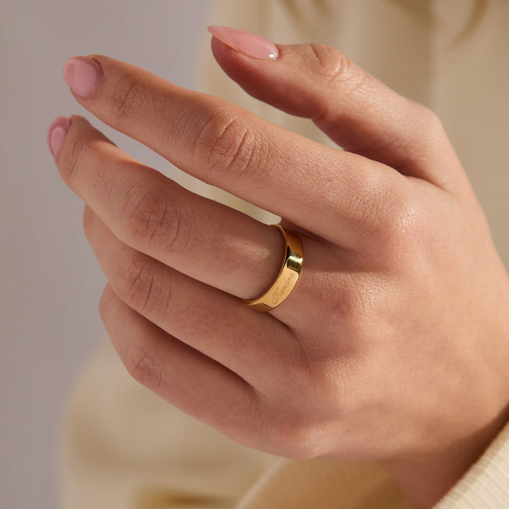 Aria Name Ring