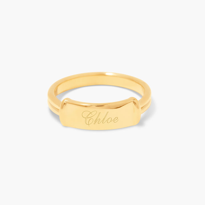 Shiloh Name Bar Ring