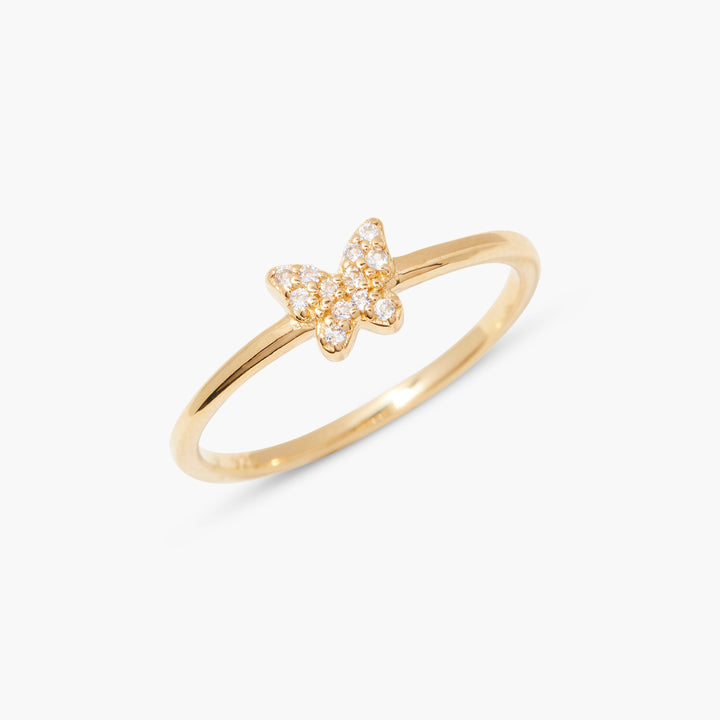 Adeline Butterfly Vermeil Ring