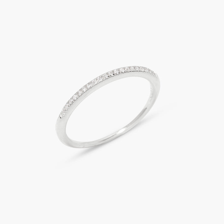 Ariana Silver Birthstone Ring