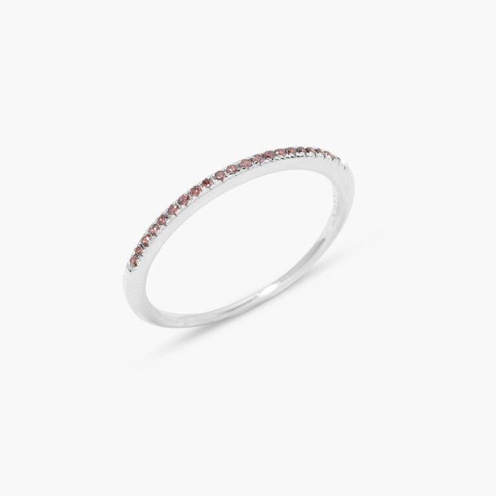 Ariana Silver Birthstone Ring