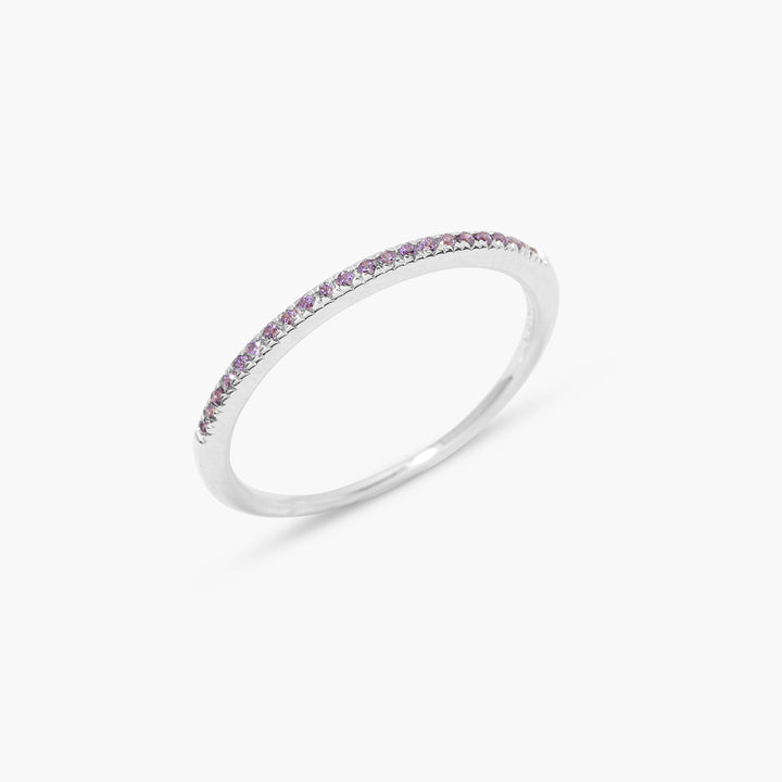 Ariana Silver Birthstone Ring