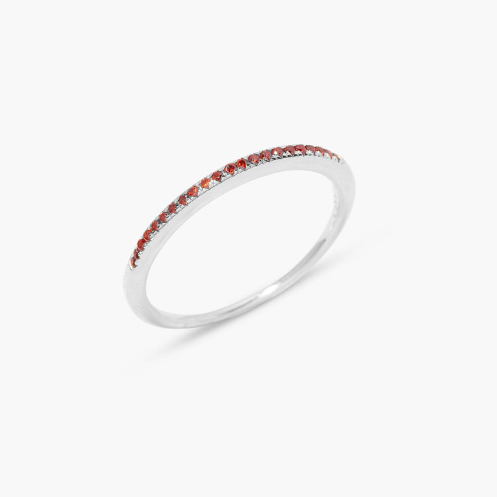 Ariana Silver Birthstone Ring