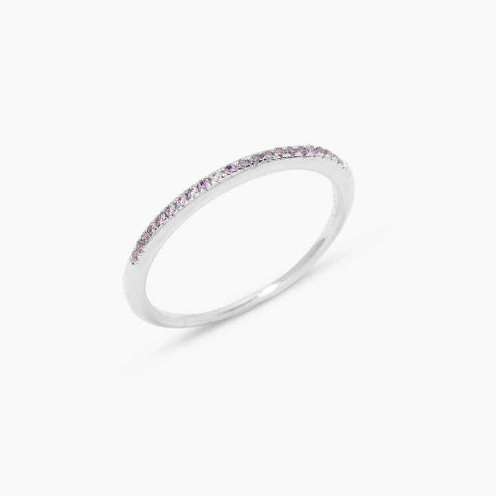 Ariana Silver Birthstone Ring