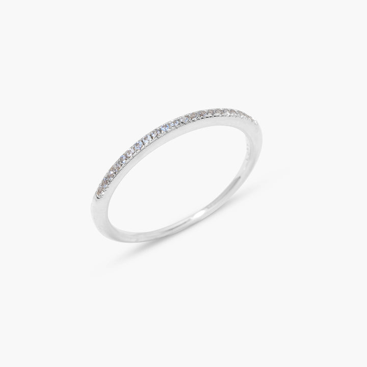 Ariana Silver Birthstone Ring