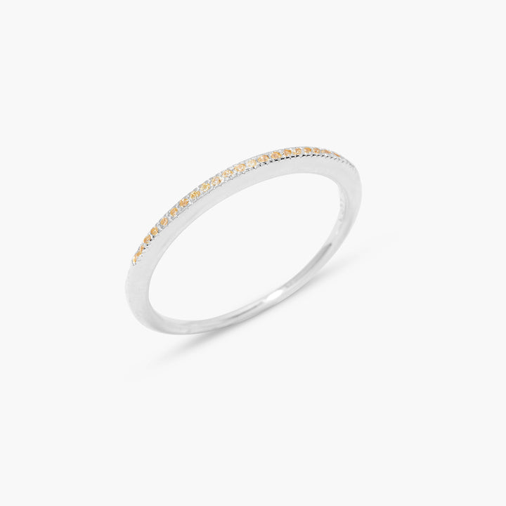 Ariana Silver Birthstone Ring
