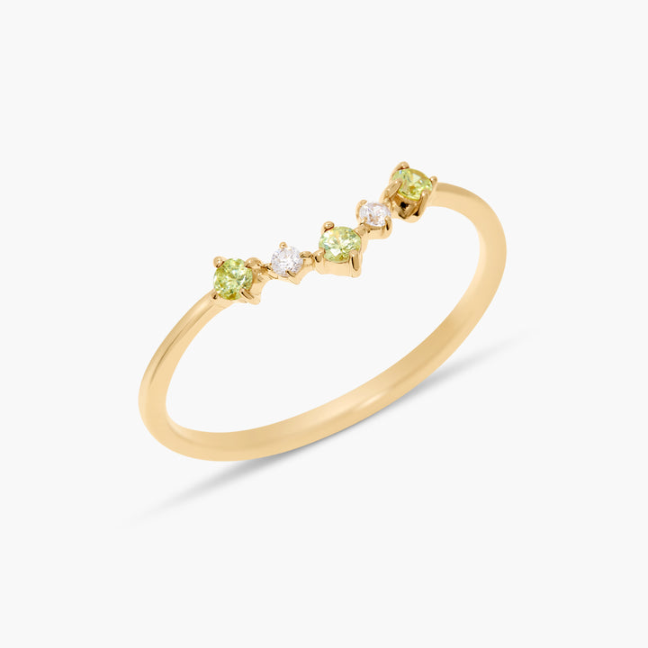 Lydia Vermeil Birthstone Ring