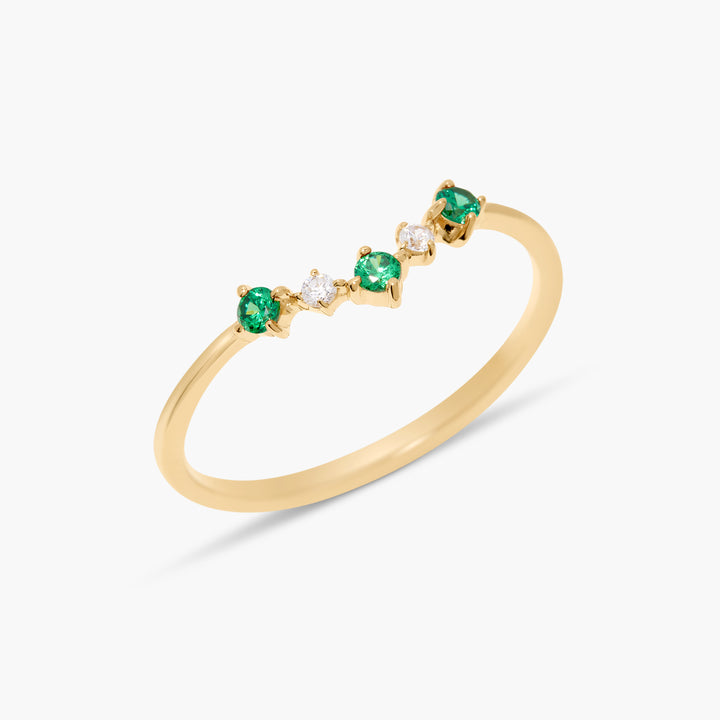 Lydia Vermeil Birthstone Ring