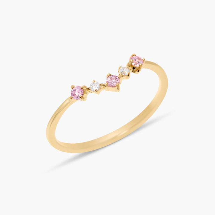 Lydia Vermeil Birthstone Ring