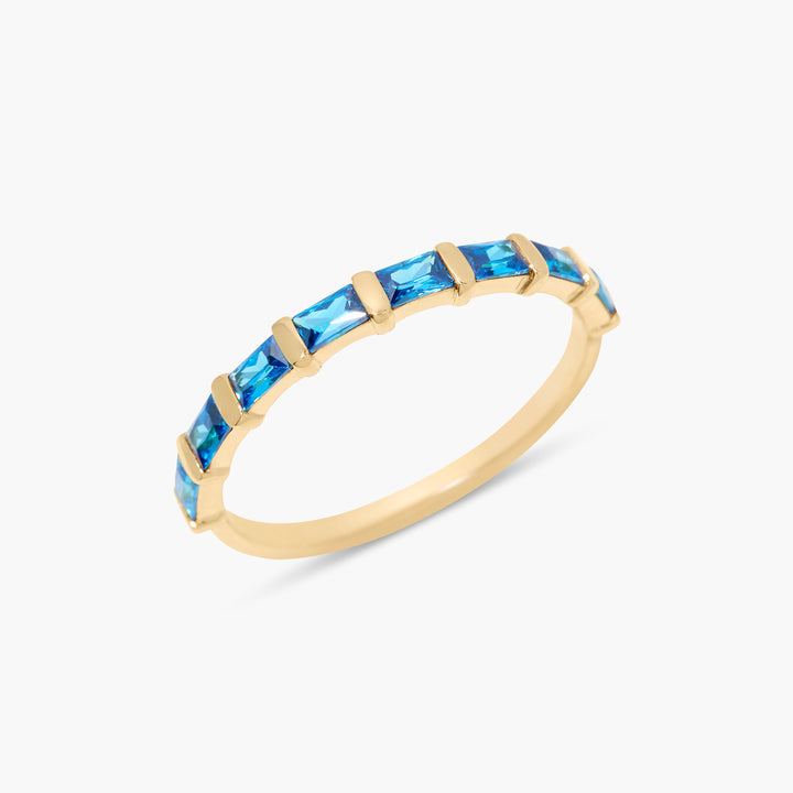 Jules Baguette Birthstone Ring
