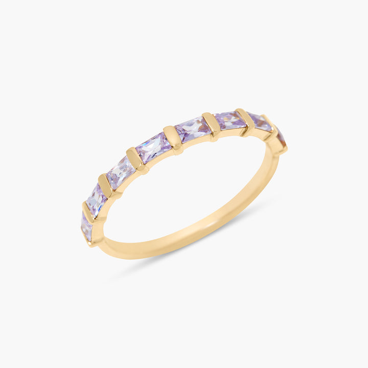 Jules Baguette Birthstone Ring