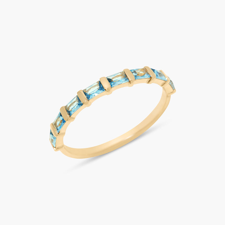 Jules Baguette Birthstone Ring