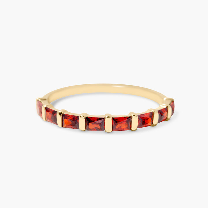 Jules Baguette Birthstone Ring