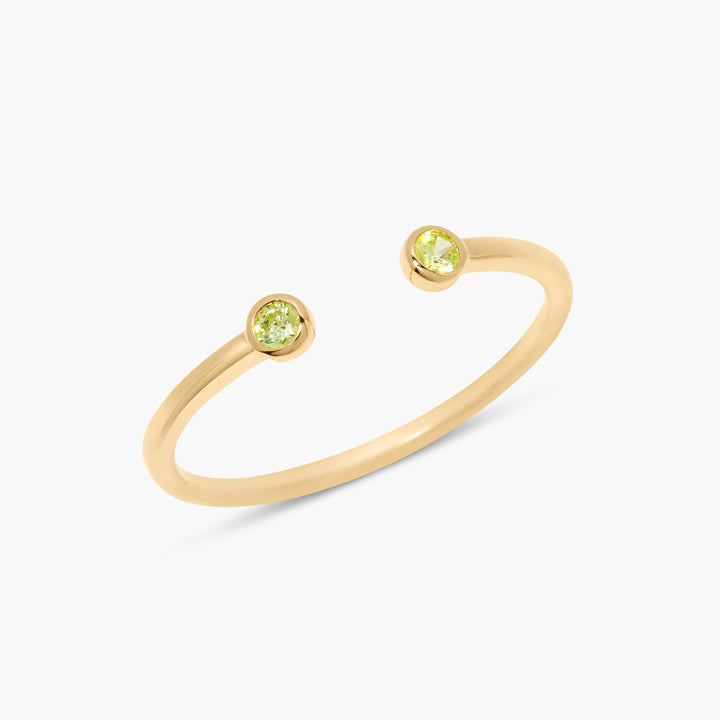 Jaymes Vermeil Birthstone Ring