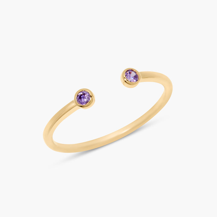 Jaymes Vermeil Birthstone Ring