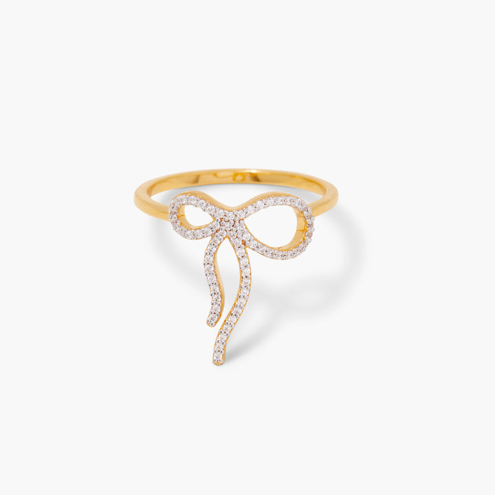 Adeline Bow Vermeil Ring