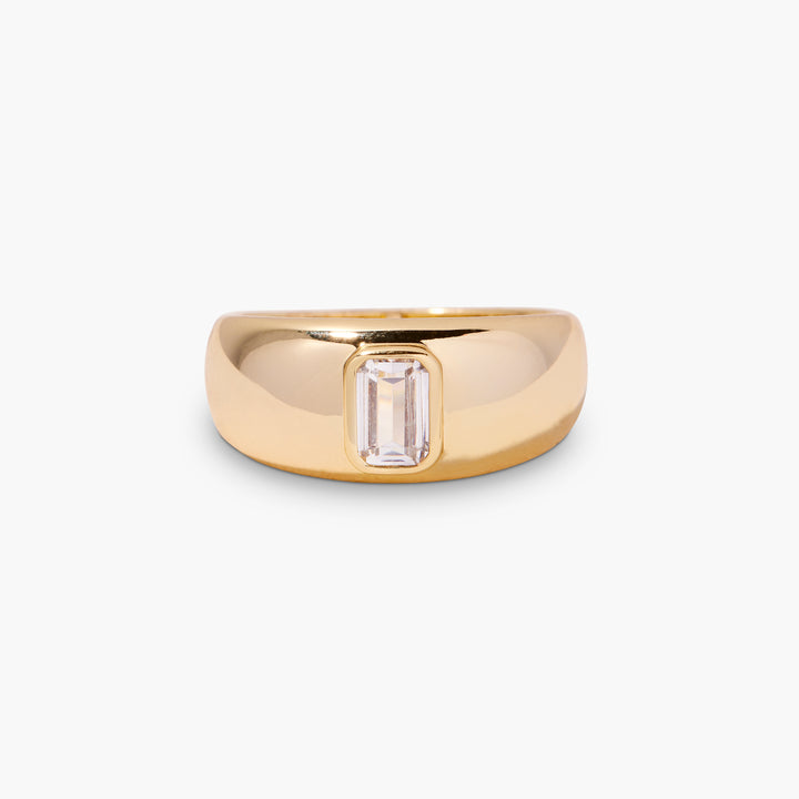Carter Baguette Dome Ring