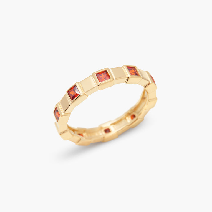 Jessica Vermeil Birthstone Ring