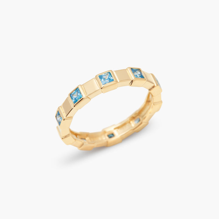 Jessica Vermeil Birthstone Ring