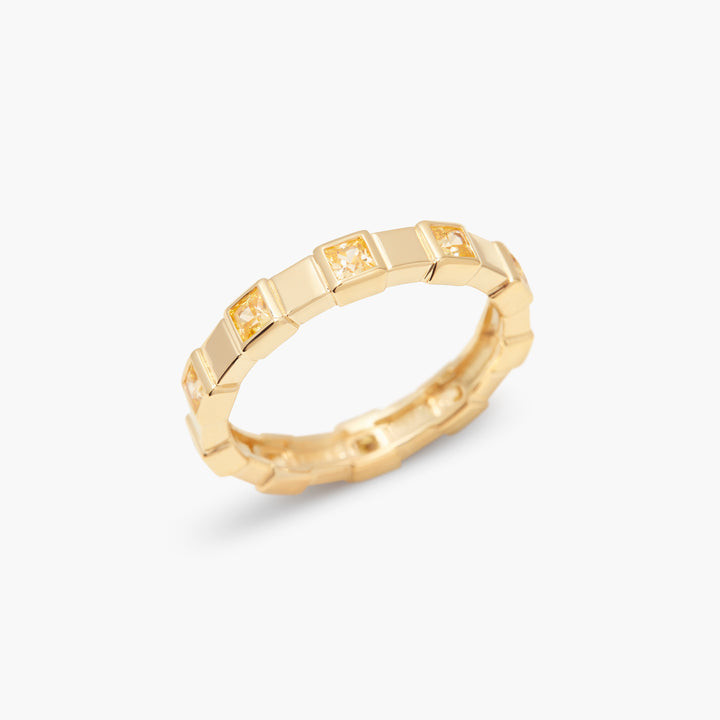 Jessica Vermeil Birthstone Ring