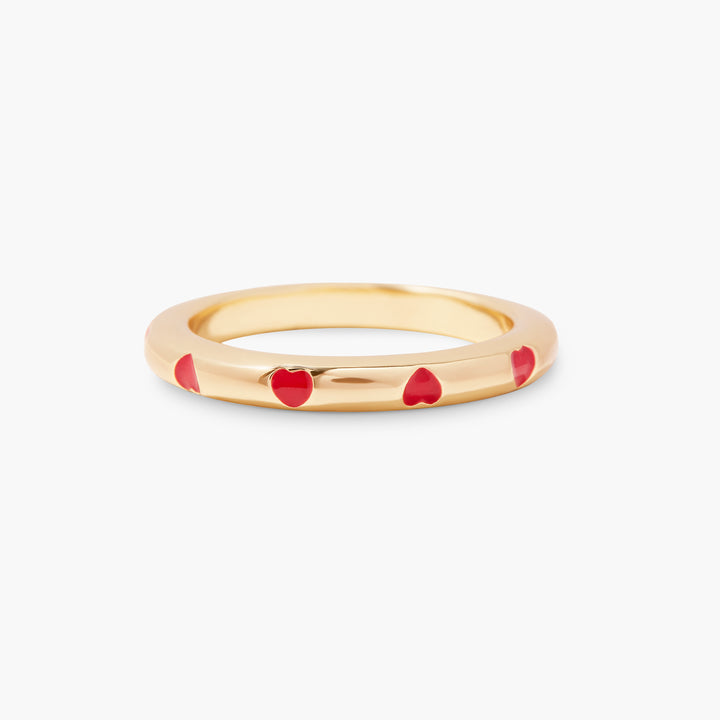 Maeve Heart Enamel Ring