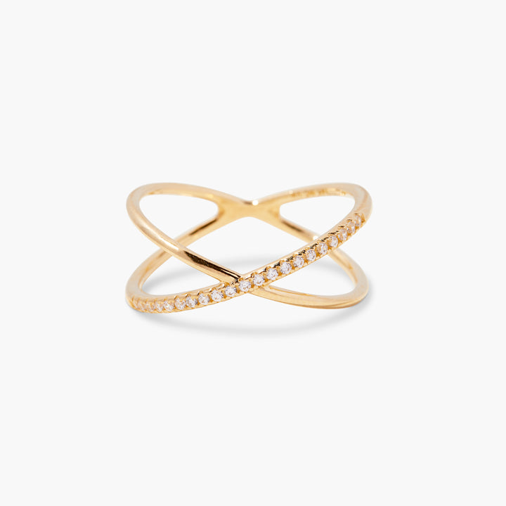 Kelsey 14K Gold Diamond Ring