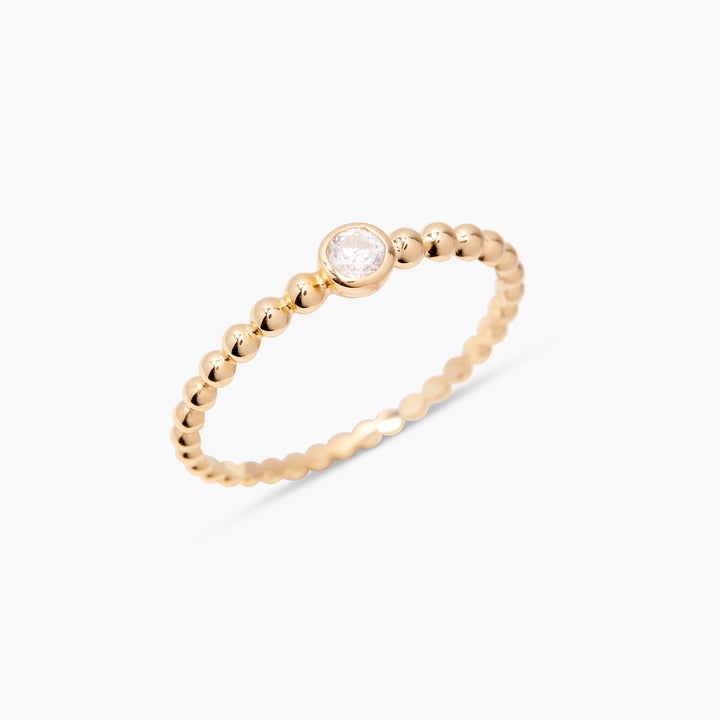Lumi 14K Gold Diamond Ring