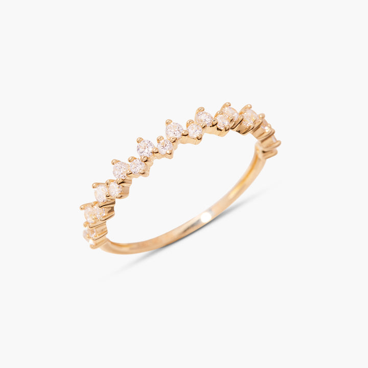 Lacy 14K Gold Diamond Ring