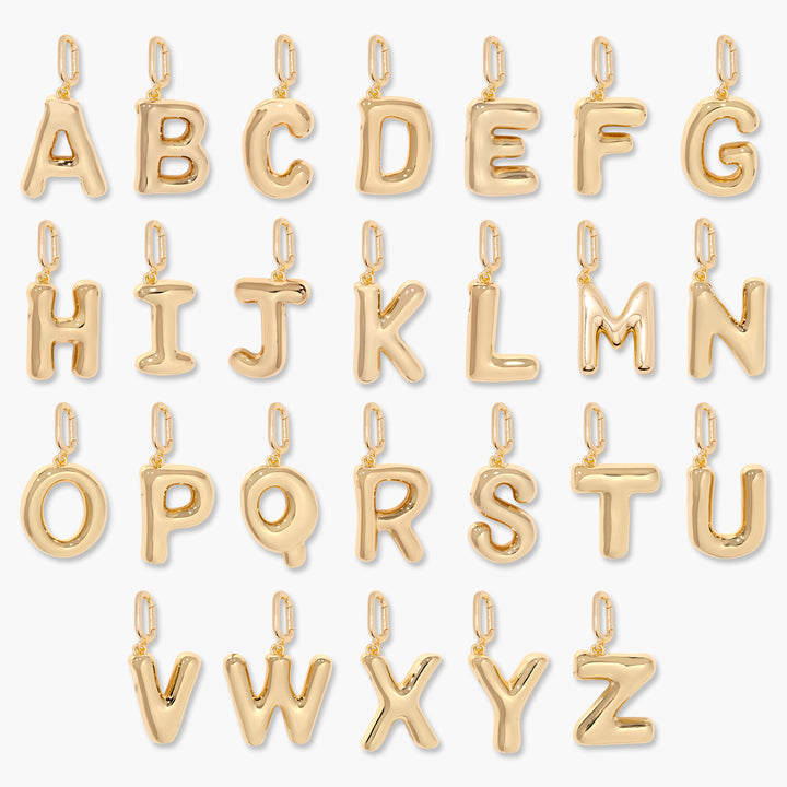 Leni Birthstone Initial Charm Necklace