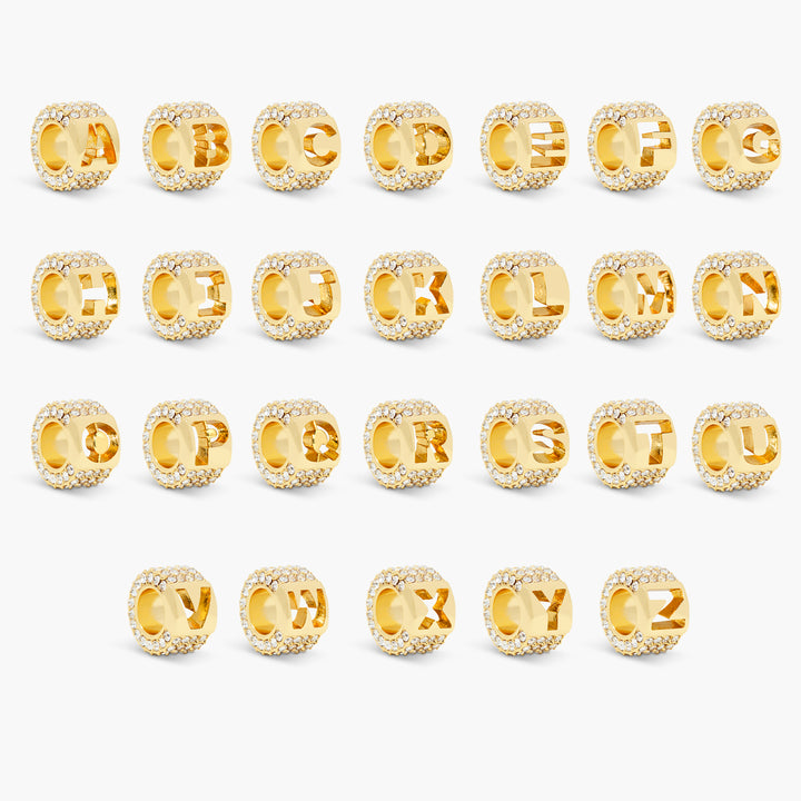 Gaby Cutout Initial Bead