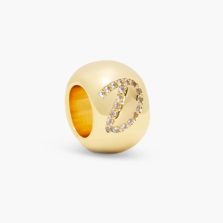 Gaby Crystal Initial Bead