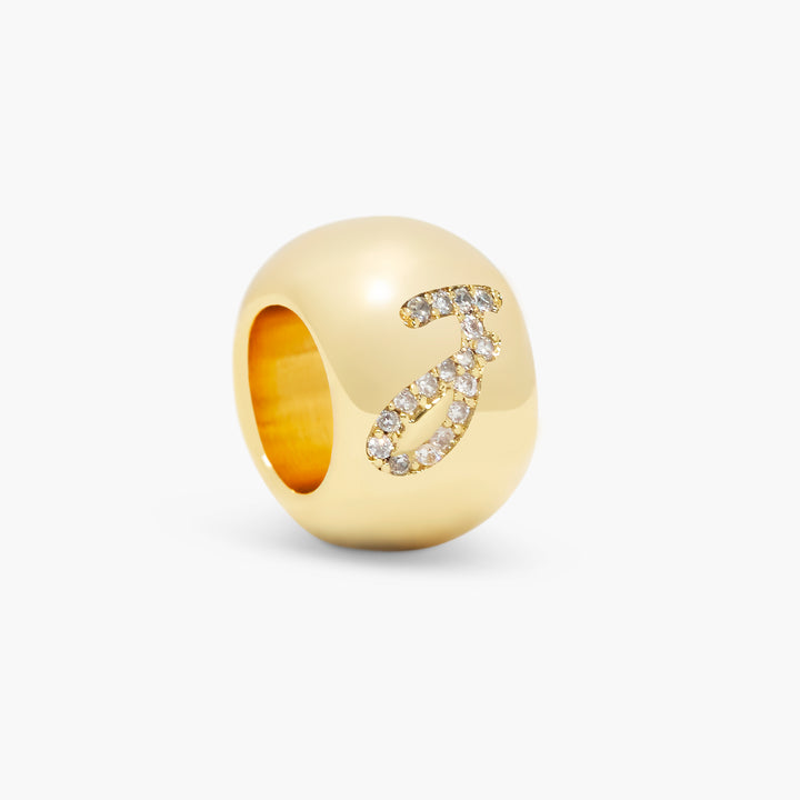 Gaby Crystal Initial Bead