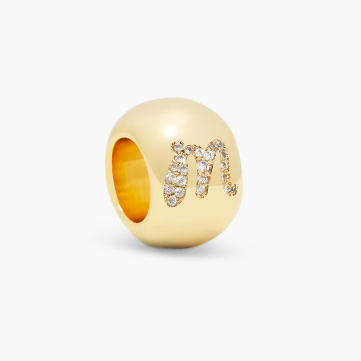 Gaby Crystal Initial Bead