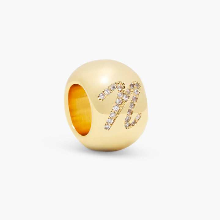 Gaby Crystal Initial Bead