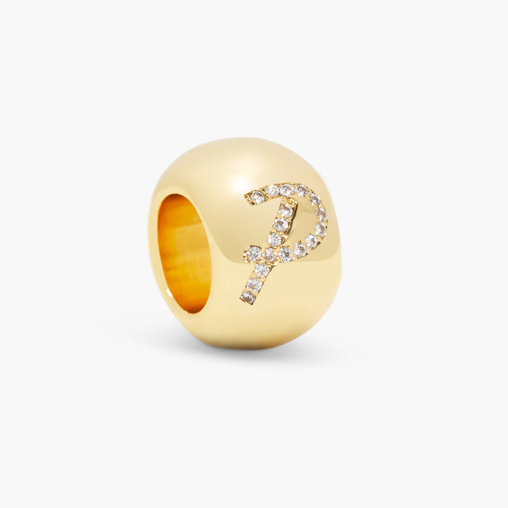 Gaby Crystal Initial Bead