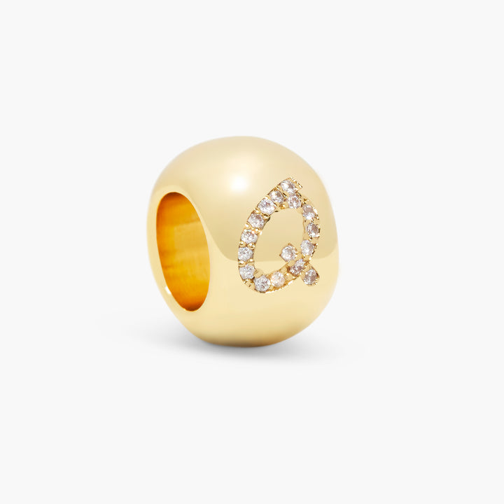 Gaby Crystal Initial Bead