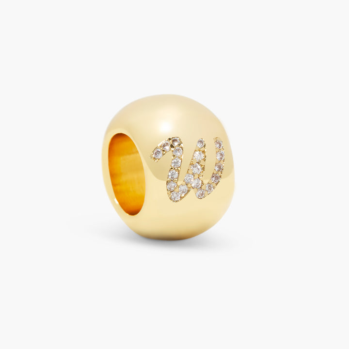 Gaby Crystal Initial Bead