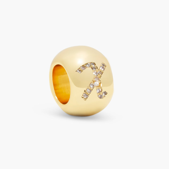 Gaby Crystal Initial Bead