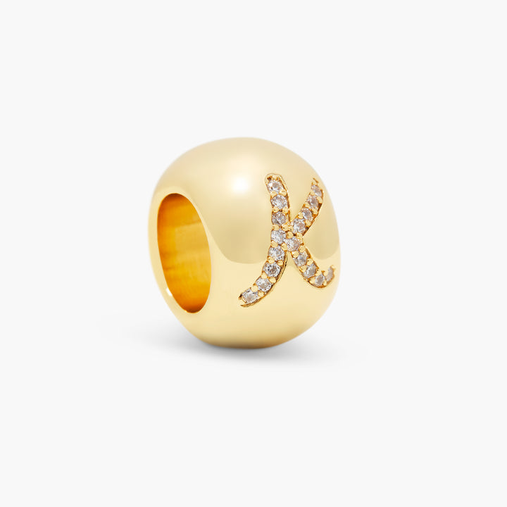 Gaby Crystal Initial Bead