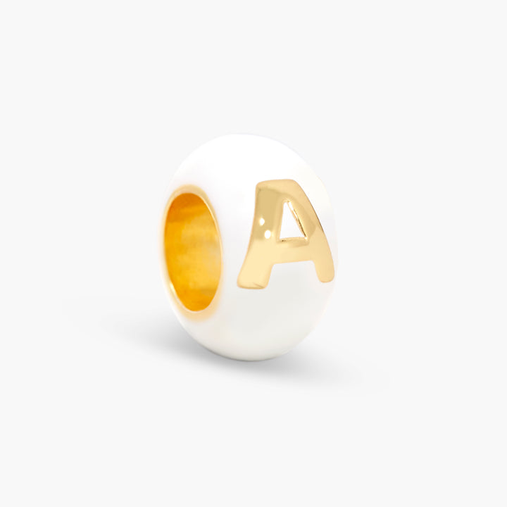 Gaby Enamel Initial Bead